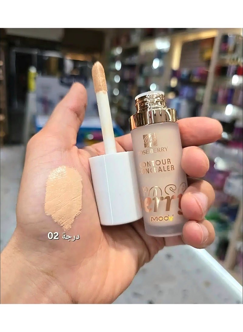 روز بيري كونتور كونسيلر 20 مل درجة 02 - Image 2